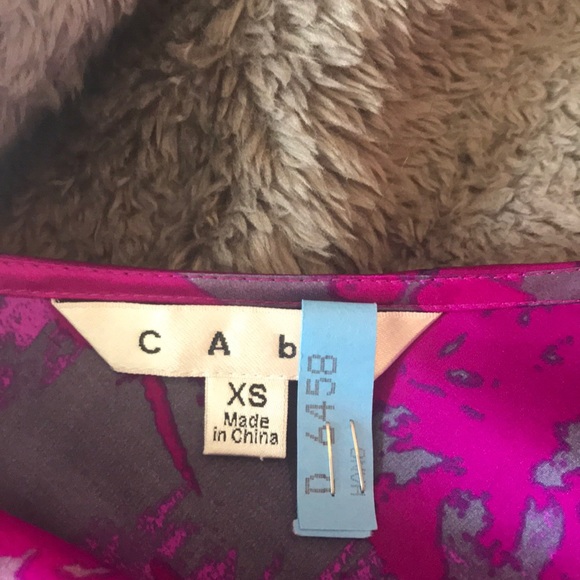 ⚡️Silk pink sleeveless top from Cabi - Picture 6 of 7